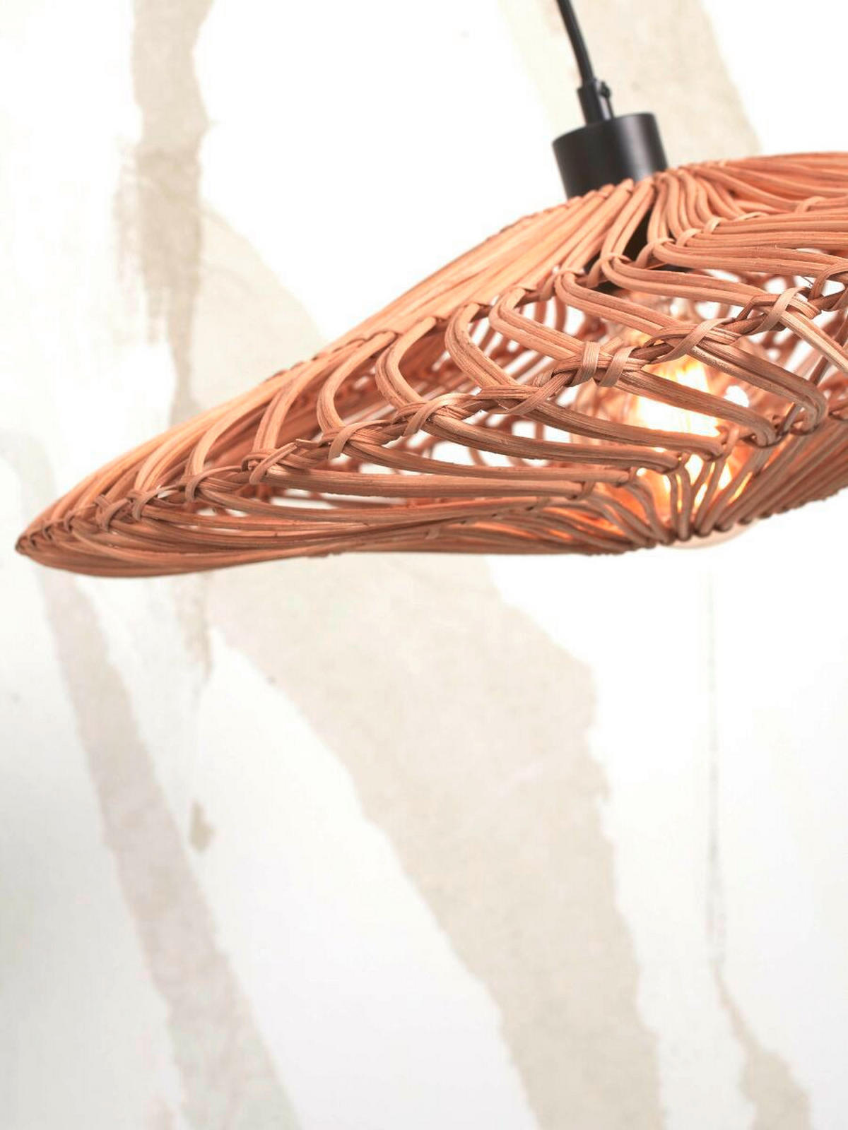 GOLVLAMPA GOOD&MOJO  73/55/176 cm    - naturfärgad, Trend, naturmaterial (73/55/176cm) - Good & Mojo