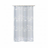 DUSCHVORHANG SARDAI 180/200 cm  - Weiß, Basics, Kunststoff (180/200cm) - Spirella