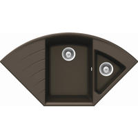 SPÜLE LOTC150UBRO  - Bronzefarben, Basics, Stein (108,2/57,5cm) - Schock