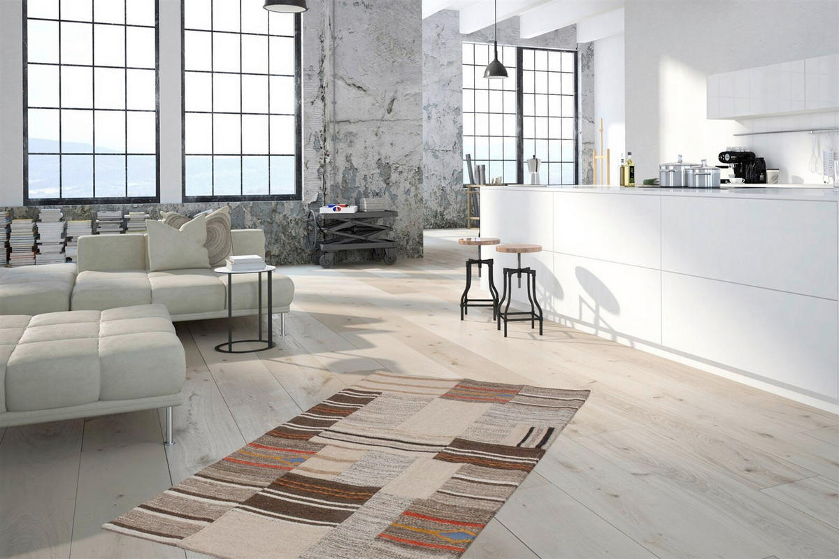 RAVNO TKANA PREPROGA  Radical     160/230 cm    tkano  naravne barve  - naravne barve, Basics, tekstil (160/230cm) - Kayoom
