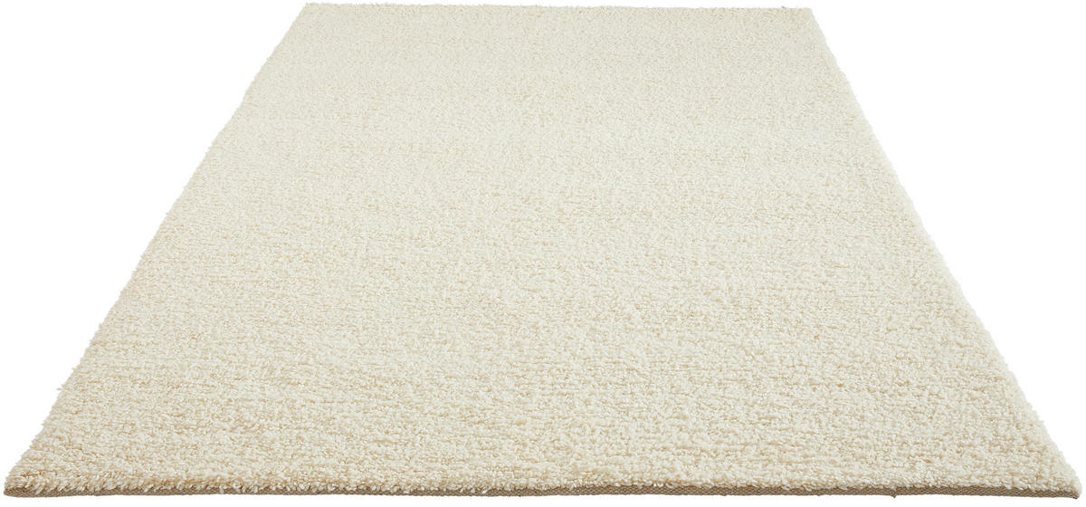 HANDWEBTEPPICH 130/190 cm Stralsund Creme  - Creme, Natur, Textil (130/190cm) - Linea Natura
