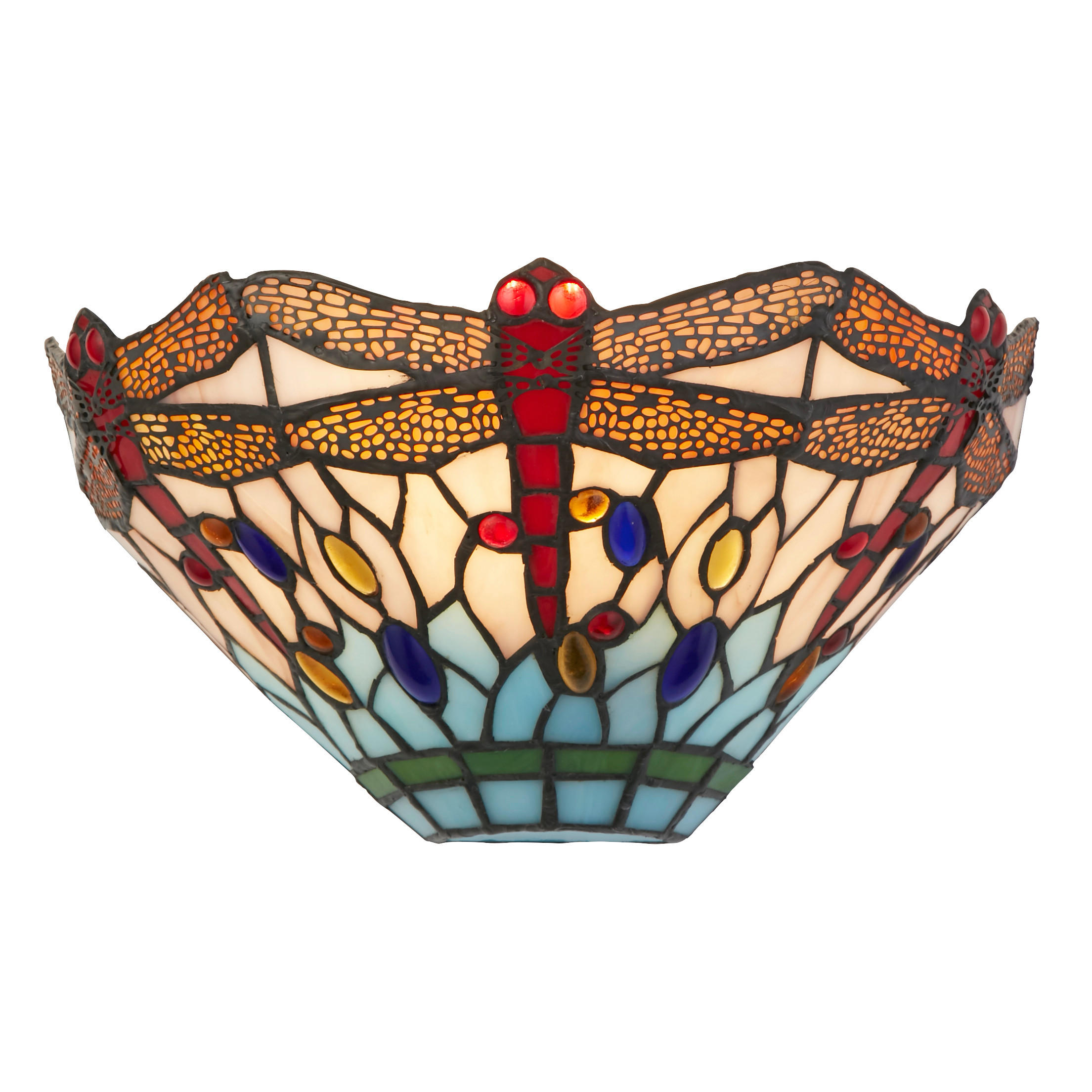WANDLEUCHTE 18/30.5/17 cm   - Messingfarben, KONVENTIONELL, Glas/Metall (18/30.5/17cm)