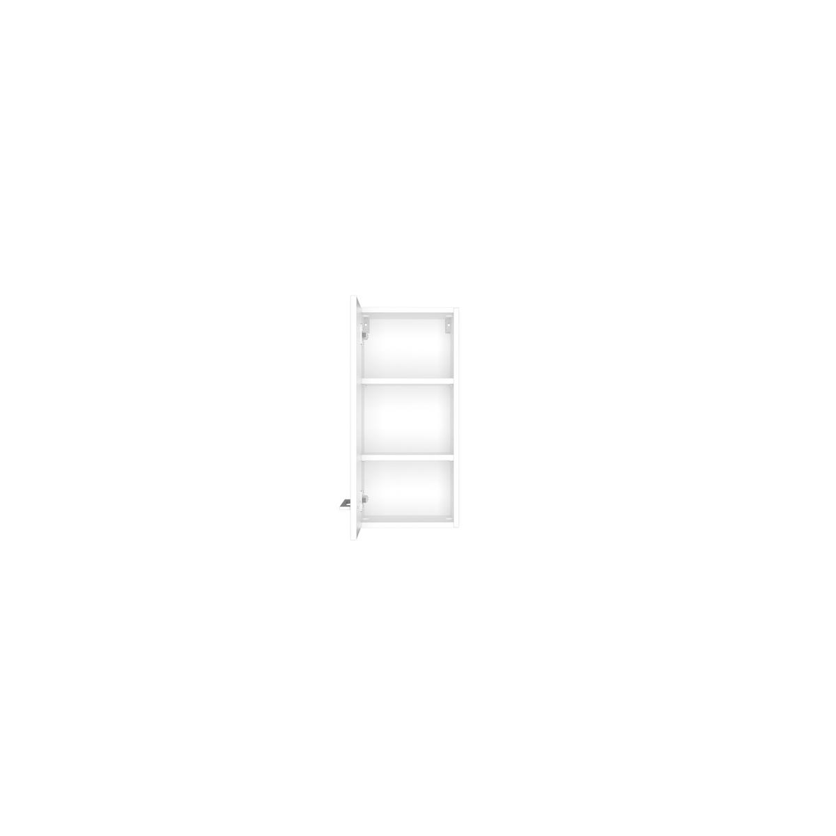 HÄNGESCHRANK 30/64/20 cm  - Alufarben/Weiß, KONVENTIONELL, Holzwerkstoff/Metall (30/64/20cm) - Xora
