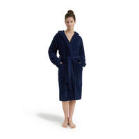 BADEMANTEL Superwuschel XXL Unisex  - Dunkelblau, Basics, Textil (XXLnull) - Moeve