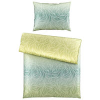 POSTEĽNÁ BIELIZEŇ, satén, zelená, 140/200 cm - zelená, Konventionell, textil (140/200cm) - Esposa