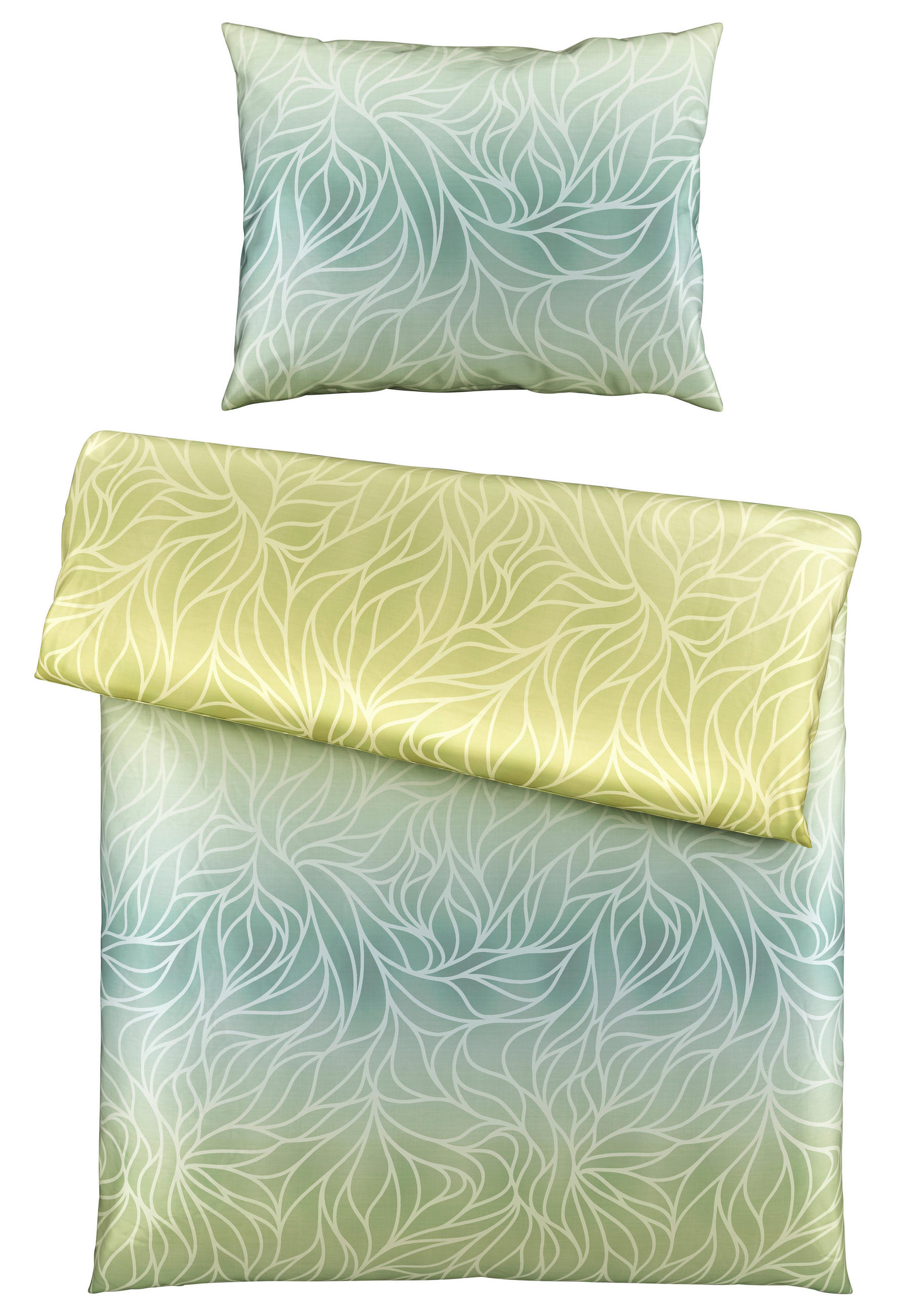 Esposa POVLEČENÍ, satén, zelená, 140/200 cm