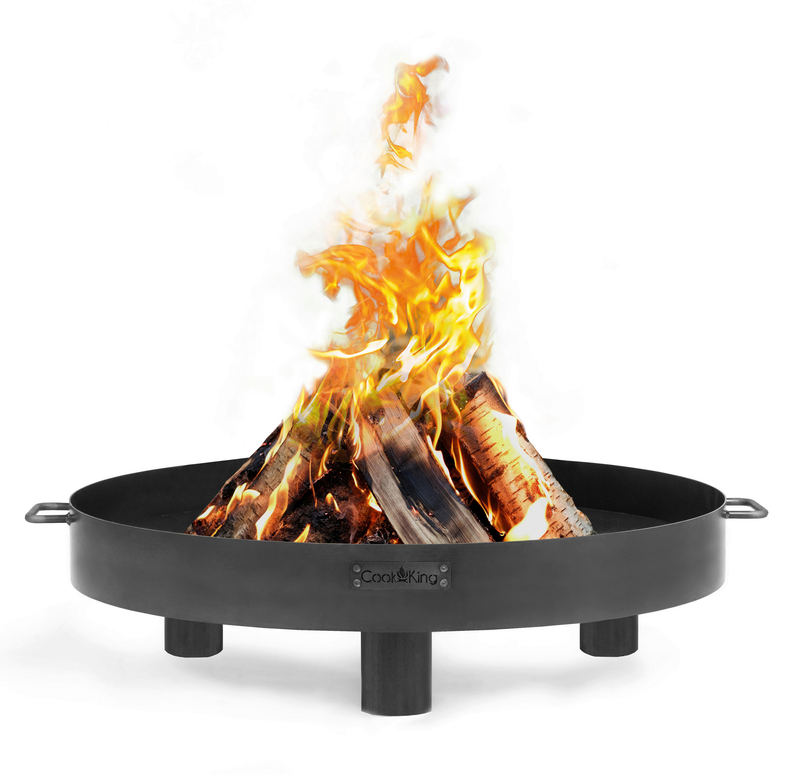 FEUERSCHALE  - Schwarz, Basics, Metall (60/20cm) - Ambia Garden