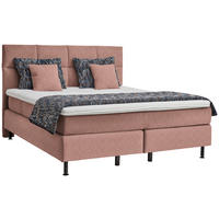 BOXSPRINGBETT 160/200 cm  in Rostfarben  - Rostfarben/Schwarz, Design, Kunststoff/Textil (160/200cm) - Beldomo - Sleep