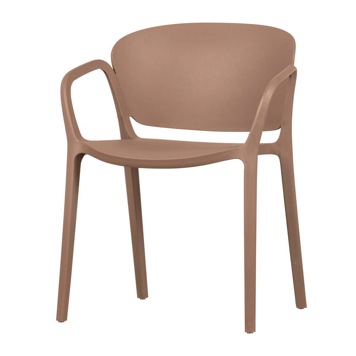 GARTENSTUHL-SET Lachsfarben  - Lachsfarben, MODERN, Kunststoff (57/75/56cm) - Livetastic