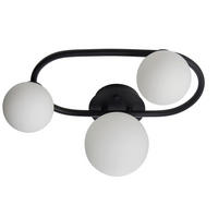 BADEZIMMER-DECKENLEUCHTE Pulsa 35.9/17.5/25.2 cm   - Chromfarben/Opal, Basics, Glas (35.9/17.5/25.2cm) - ENDON