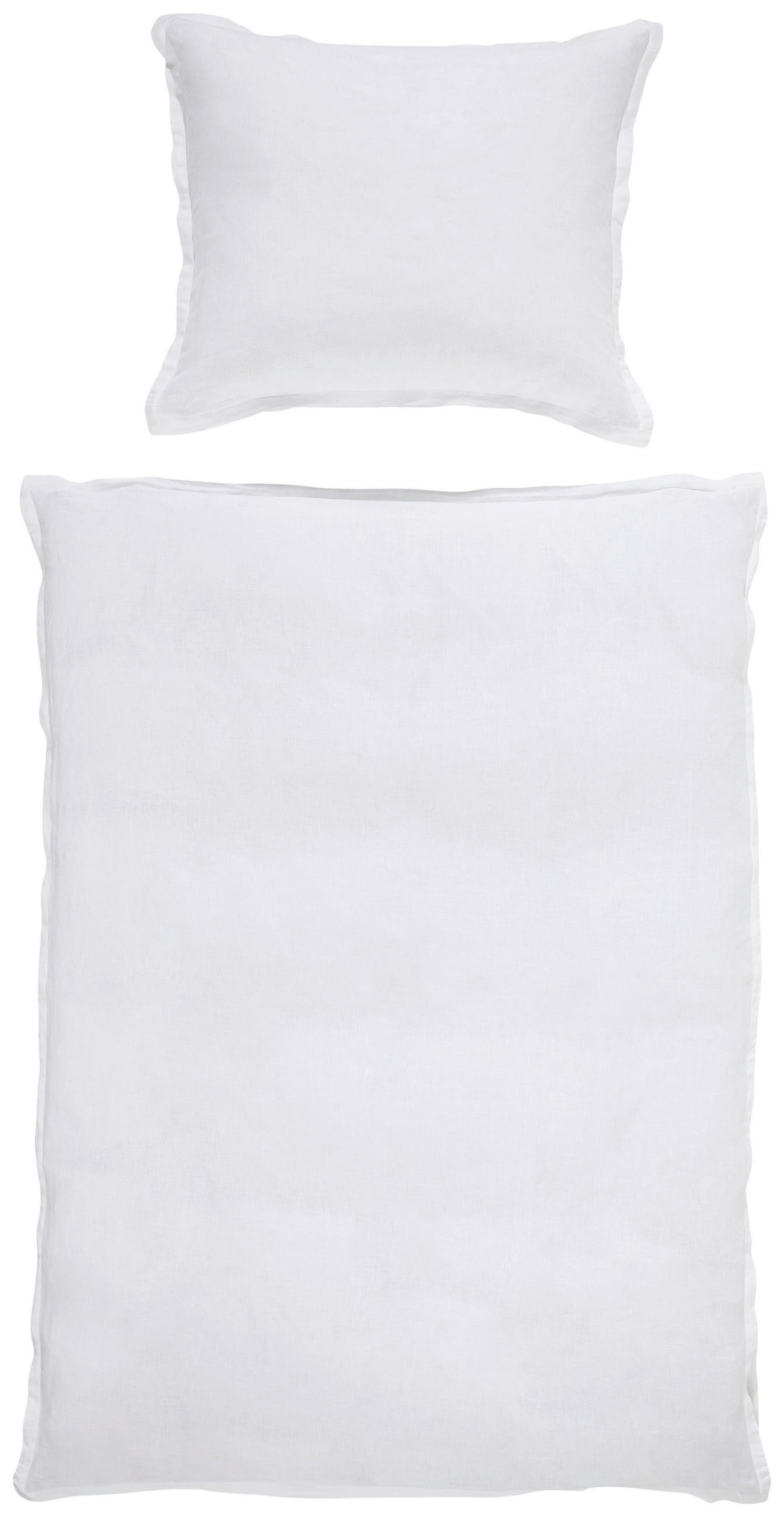 BETTWÄSCHE 140/200 cm  - Weiß, Trend, Textil (140/200cm) - Ambiente