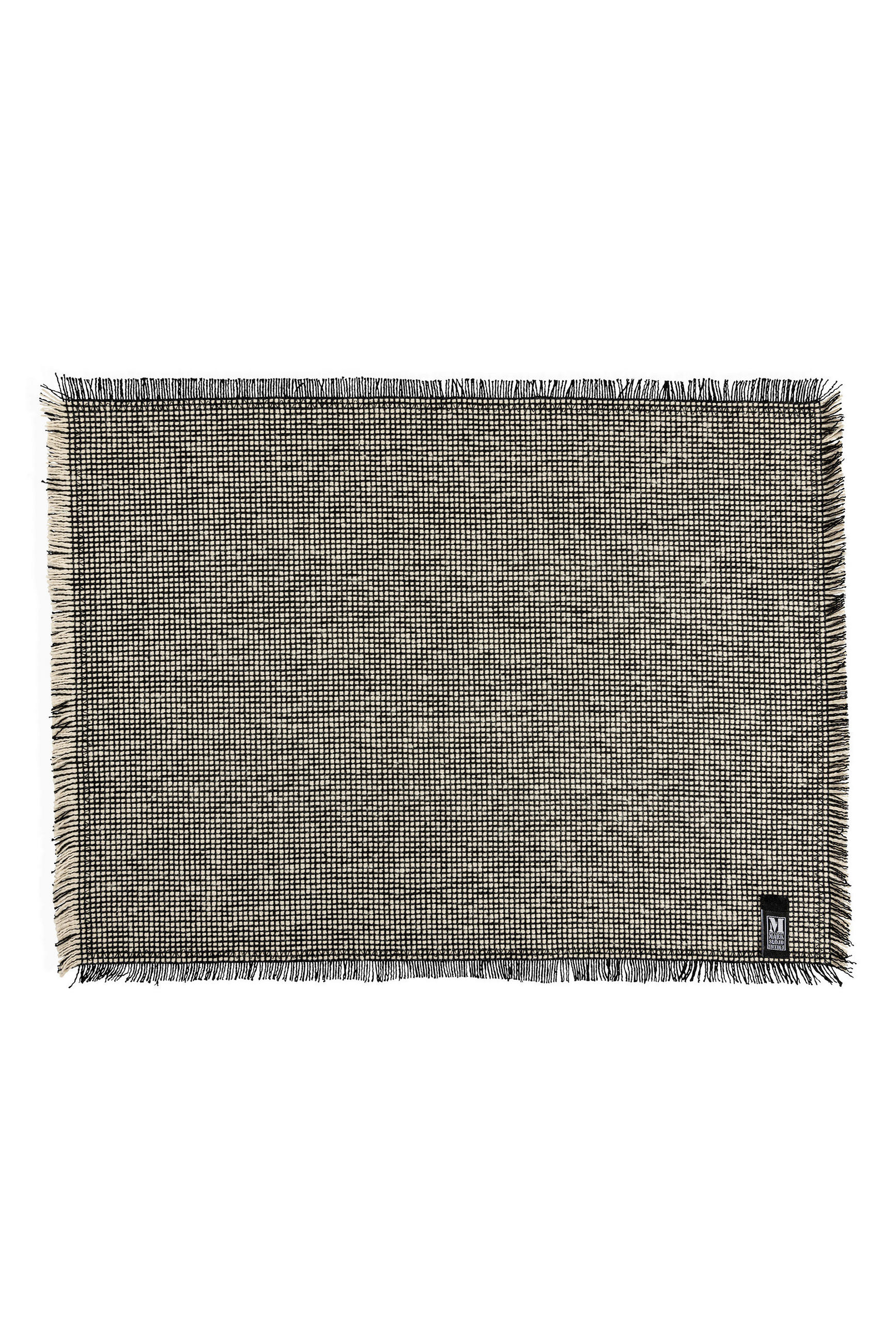 TISCHSET LIV Textil Schwarz, Weiß 35/45 cm  - Schwarz/Weiß, Trend, Textil (35/45cm) - Markslöjd