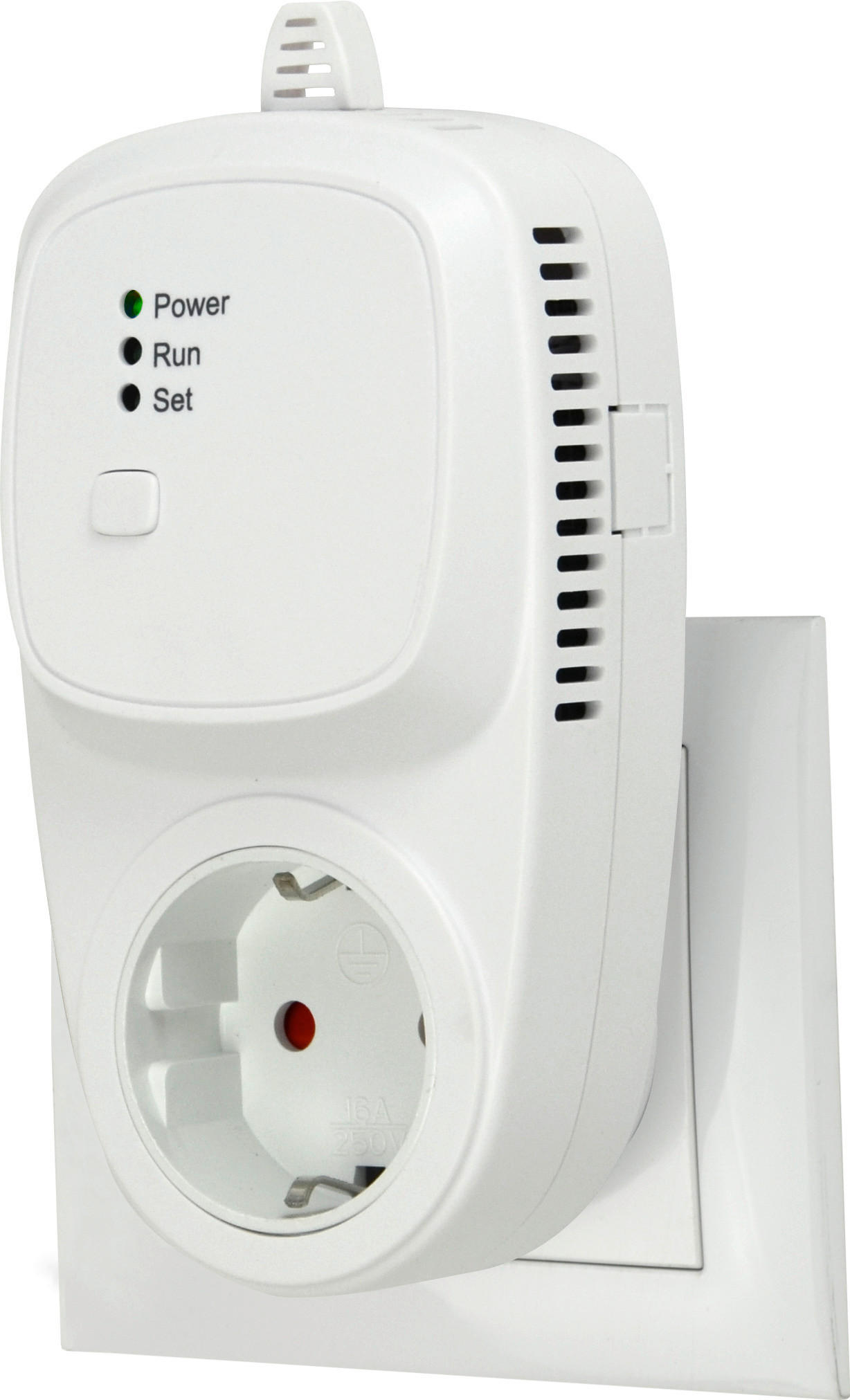 ADAPTERSTECKER - Weiß, Basics, Kunststoff (14/7/4,2cm)