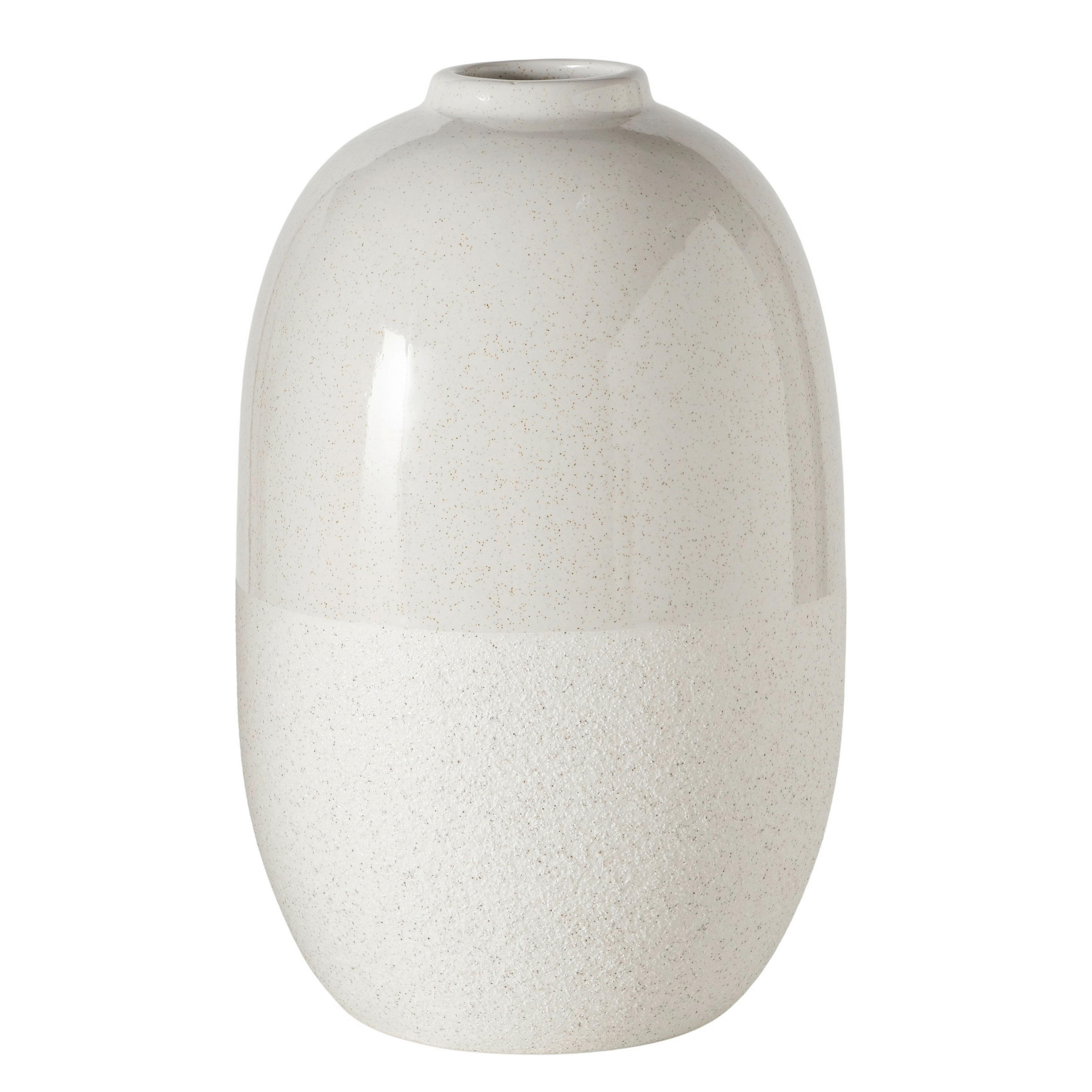 VASE  - Weiß, Basics, Keramik (15/22,50cm) - Boltze Home