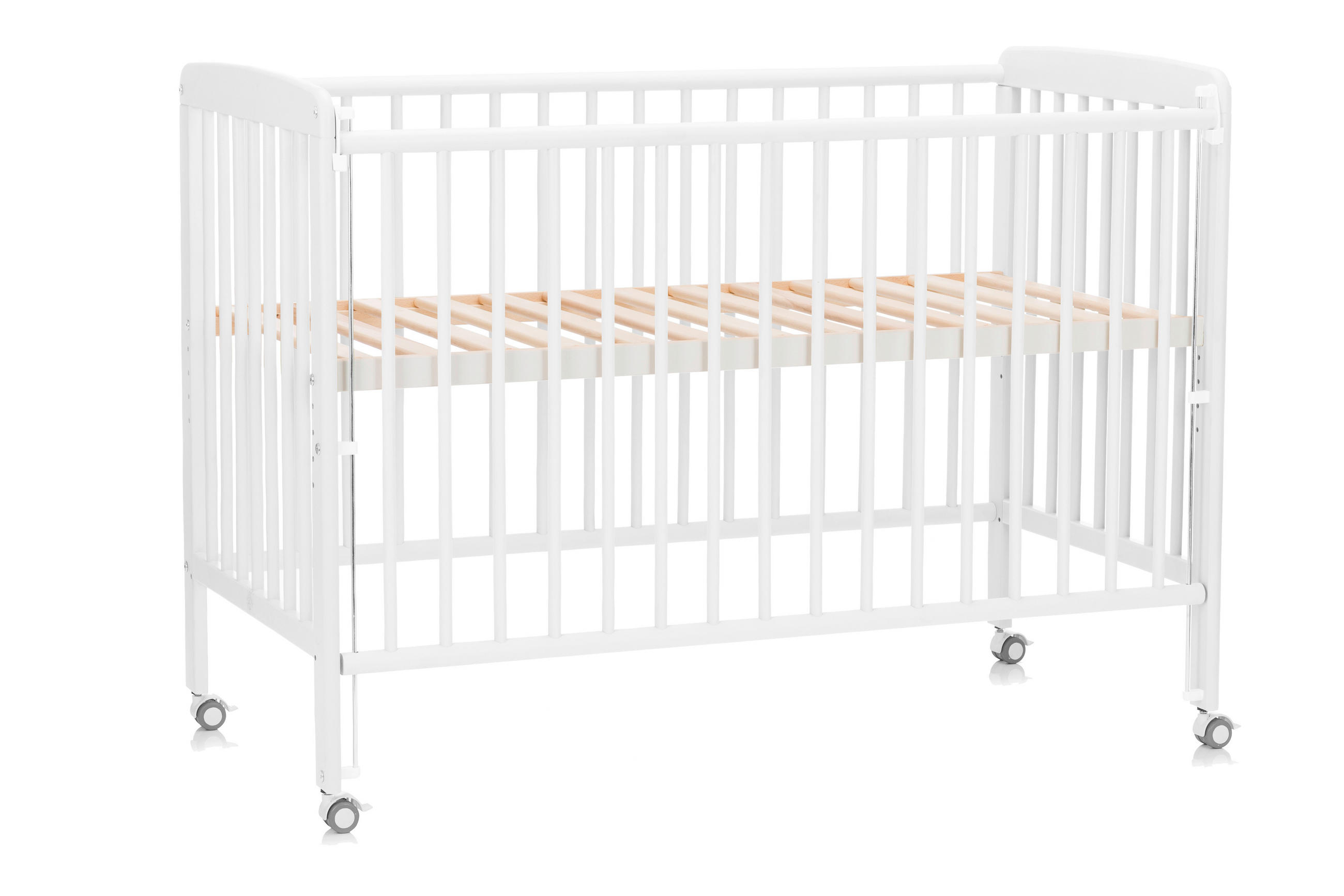 BEISTELLBETT 124/63/91 cm  - Weiß, Basics, Holz (124/63/91cm) - Fillikid