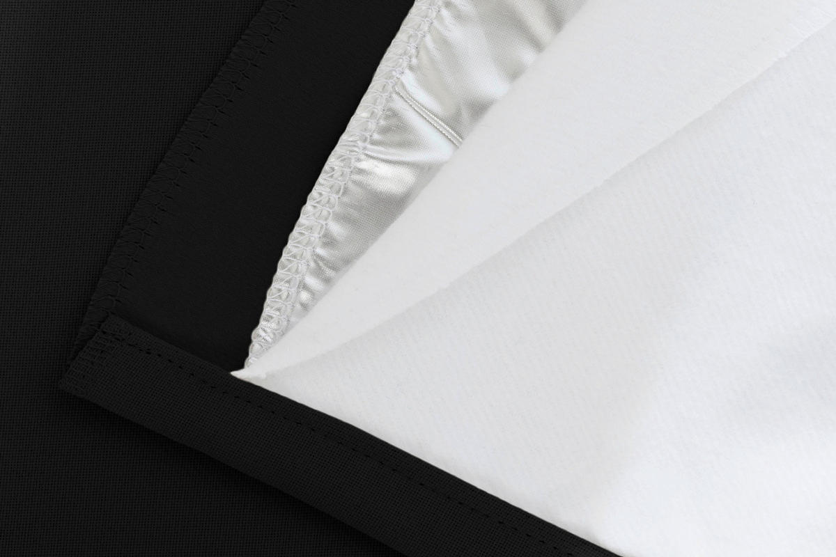 LÄRMSCHUTZVORHANG black-out (lichtundurchlässig) 145/260 cm   - Schwarz, Basics, Textil/Metall (145/260cm)