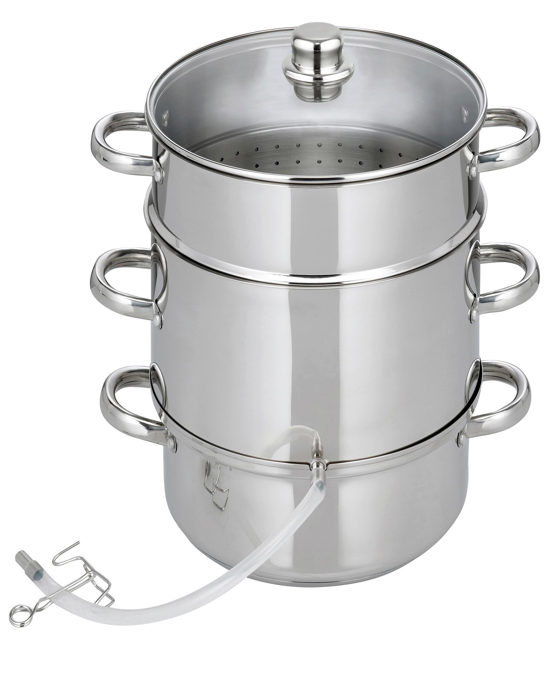 DAMPFENTSAFTER Galactica  - Silberfarben, Basics, Metall (26cm) - ELO