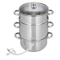 DAMPFENTSAFTER Galactica  - Silberfarben, Basics, Metall (26cm) - ELO