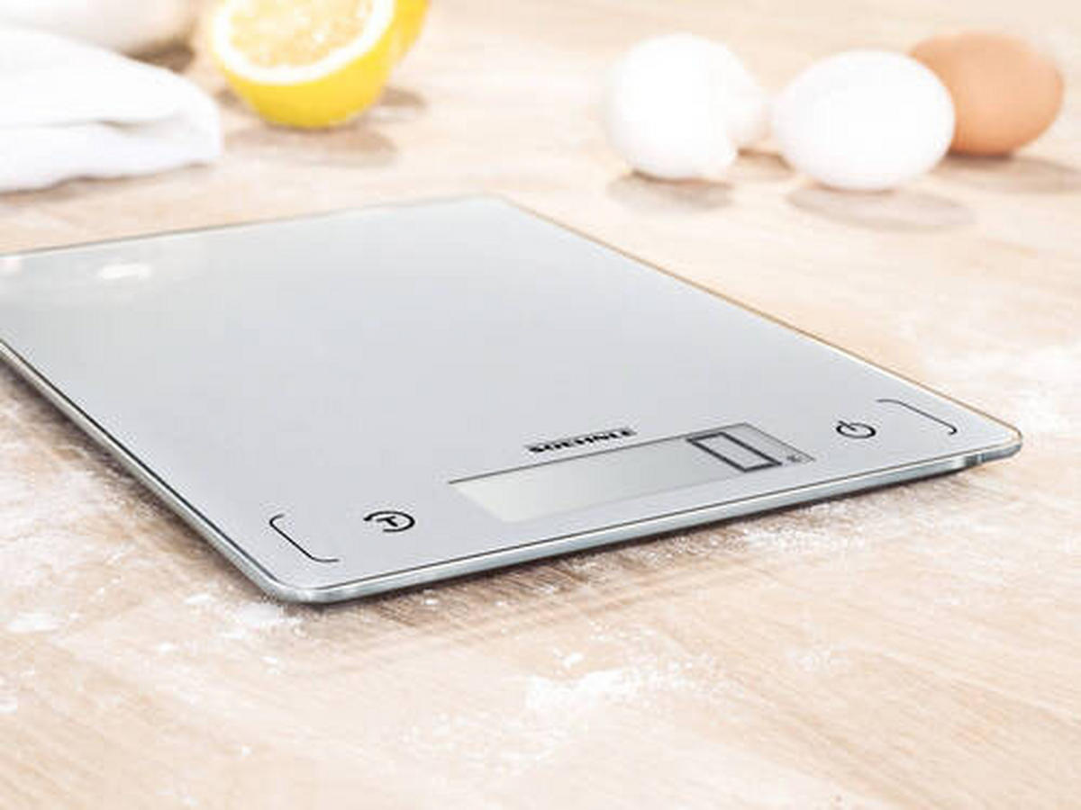 DIGITALNA KUHINJSKA VAGA  - srebrne boje, Basics, staklo/plastika (19,1/2,0/22,9cm) - Soehnle