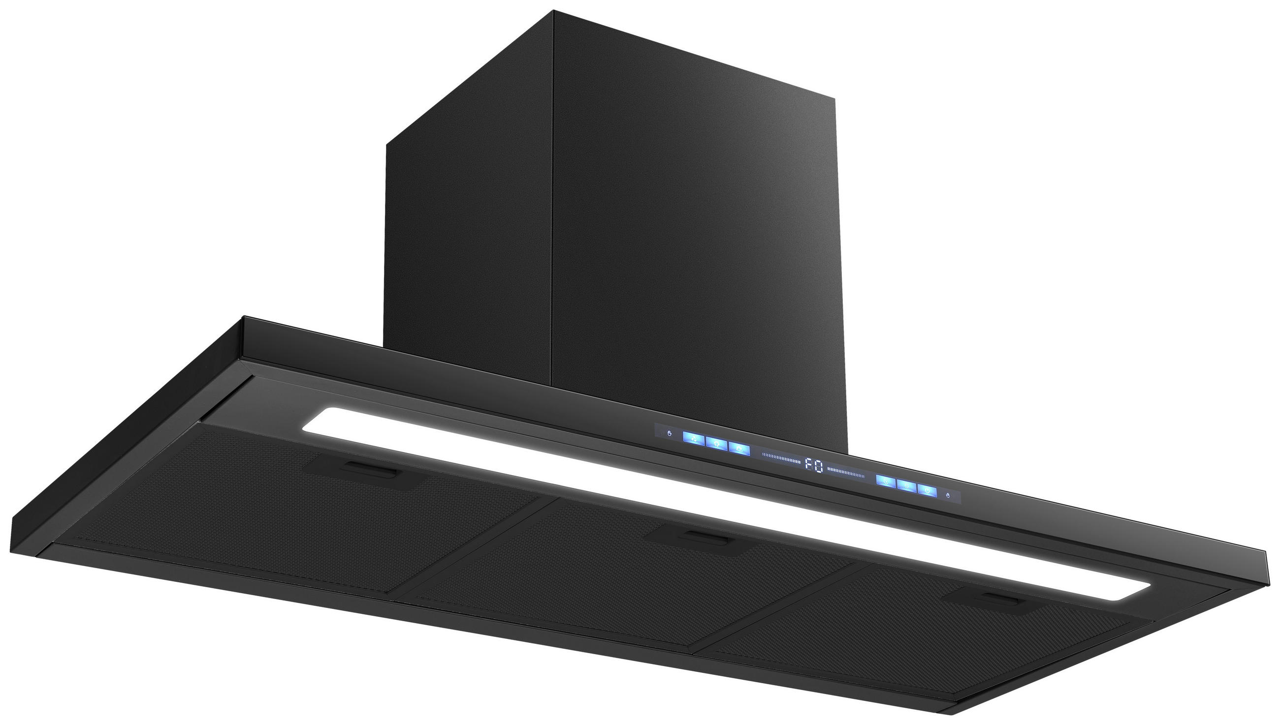 DUNSTABZUGSHAUBE 50874  - Schwarz, Basics, Metall (89,8/101,50/41cm) - PKM