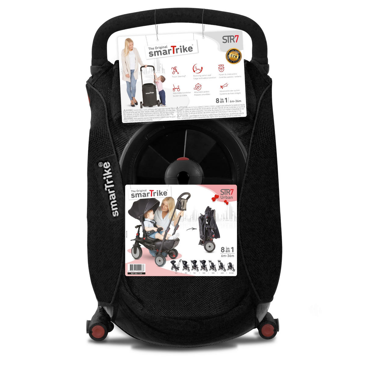 DREIRAD - Schwarz, Basics, Metall (48/96/102cm)