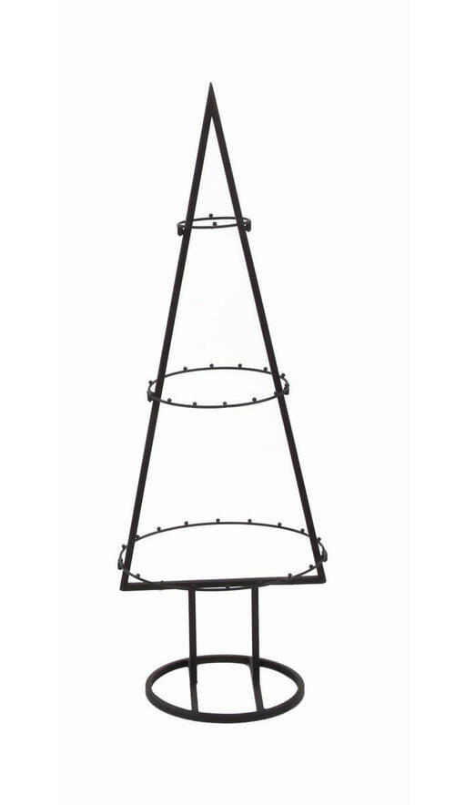 DEKOBAUM  - Schwarz, Basics, Metall (31/90/30cm) - X-Mas