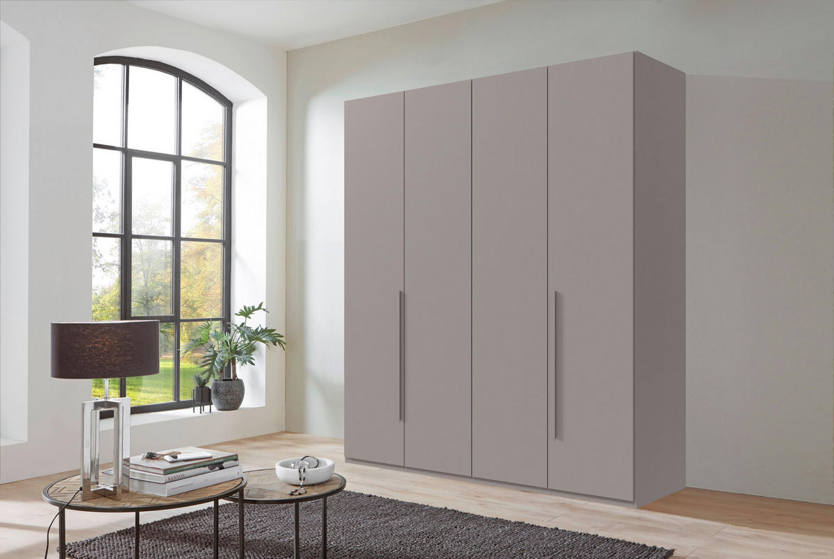 DREHTÜRENSCHRANK 4-türig Kaschmir  - Kaschmir, MODERN, Holzwerkstoff/Kunststoff (180/208/58cm) - Chameo