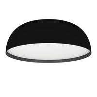 STROPNÍ SVÍTIDLO, 40/13 cm  - bílá/černá, Design, kov/plast (40/13cm) - Eglo