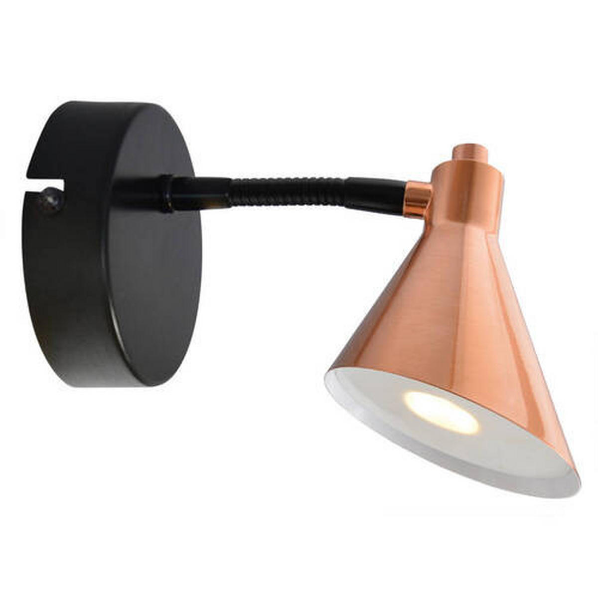 LED-WANDLEUCHTE Copper 13,5 cm  - Kupferfarben, Basics, Metall (13,5cm) - Näve