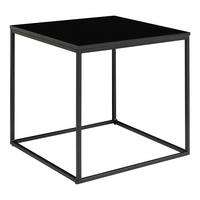 BEISTELLTISCH in Holzwerkstoff 45/45/45 cm  - Schwarz, Basics, Holzwerkstoff/Metall (45/45/45cm)