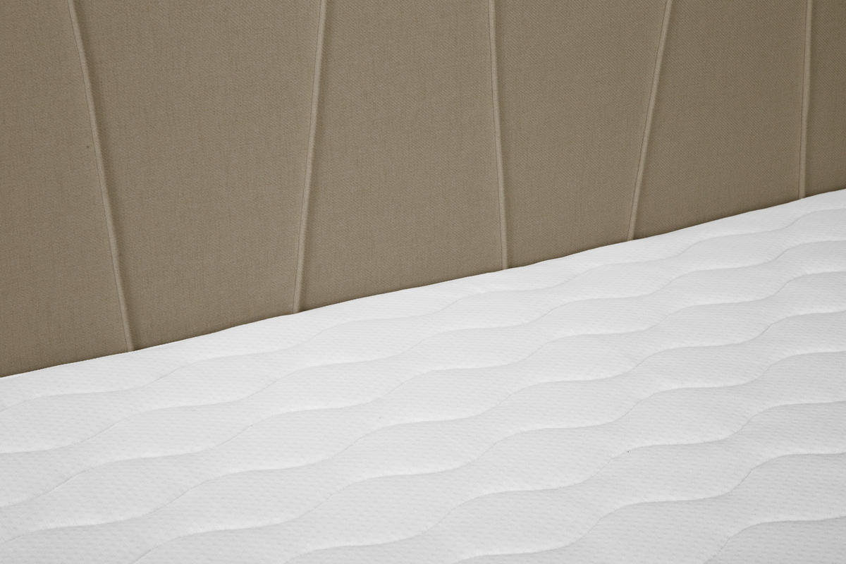 BOXSPRINGBETT 180/200 cm  in Braun  - Schwarz/Braun, Modern, Textil (180/200cm) - MID.YOU