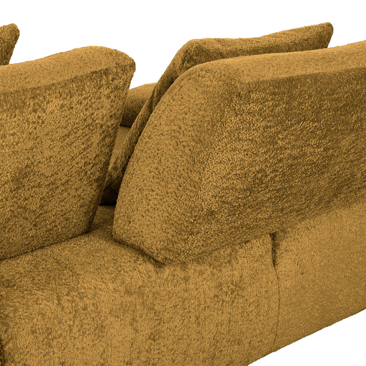 SCHLAFSOFA in Textil Gelb  - Gelb/Schwarz, Konventionell, Kunststoff/Textil (235-255/80/116-138cm) - Carryhome