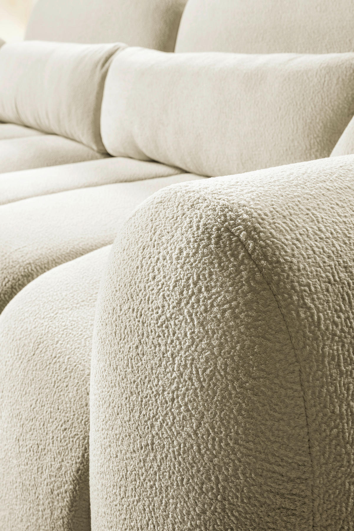 SCHLAFSOFA  mit Webstoff Greige  - Greige/Schwarz, KONVENTIONELL, Kunststoff/Textil (262/93/117cm) - Carryhome