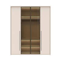 ORMAR SA KLASIČNIM VRATIMA  187/226/60 cm  - Dizajnerski, staklo/metal (187/226/60cm)