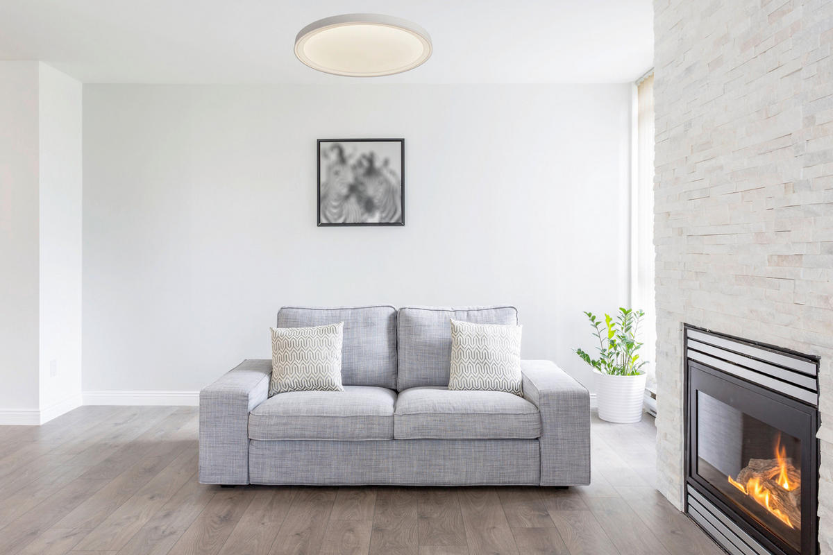 LED-DECKENLEUCHTE Vegas 6,5/30,5/30,5 cm  - Weiß, Design, Kunststoff (6,5/30,5/30,5cm)
