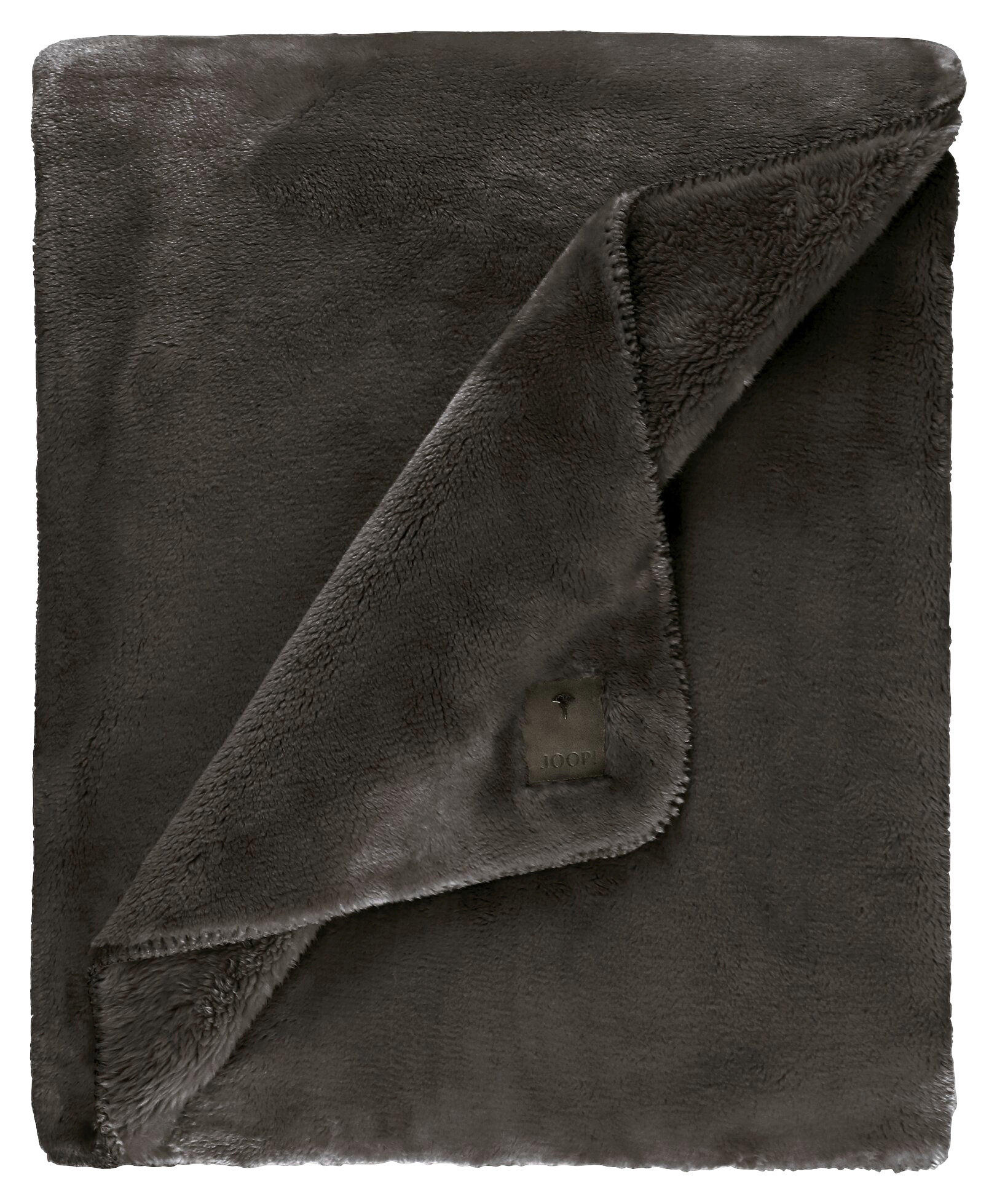 PLÉD, polyester, 150/200 cm - šedá/tmavě šedá, Basics, textil (150/200cm) - Joop!