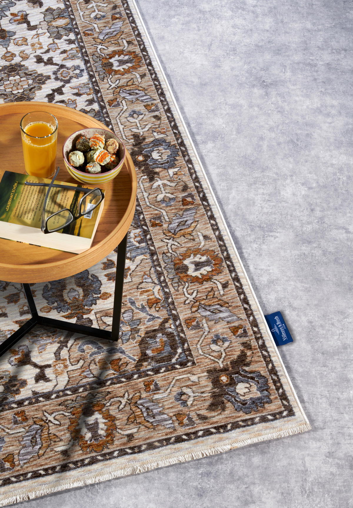 FLACHWEBETEPPICH 160/225 cm Kollektion 1871 Creme, Multicolor  - Multicolor/Creme, Design, Kunststoff (160/225cm) - Villeroy & Boch