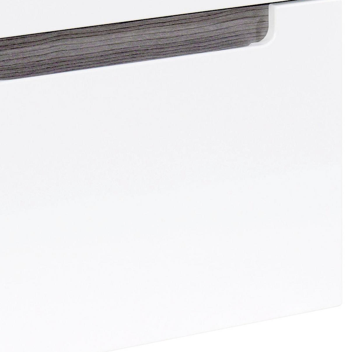 Waschtischkombination in 60 cm  - Weiss/Silbereichenfarben, Modern, Holzwerkstoff/Stein (60cm) - Held