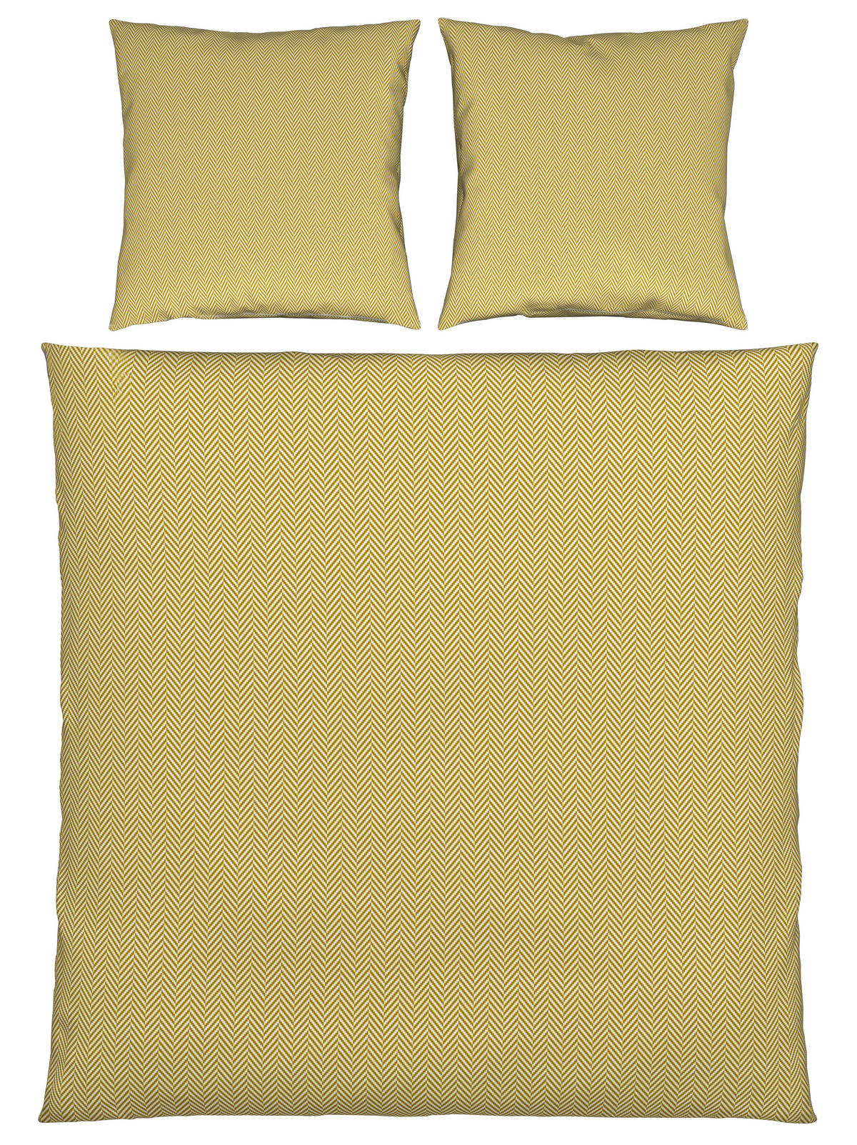 BETTWÄSCHE Flanell 200/200 cm  - Goldfarben, Textil (200/200cm) - Novel