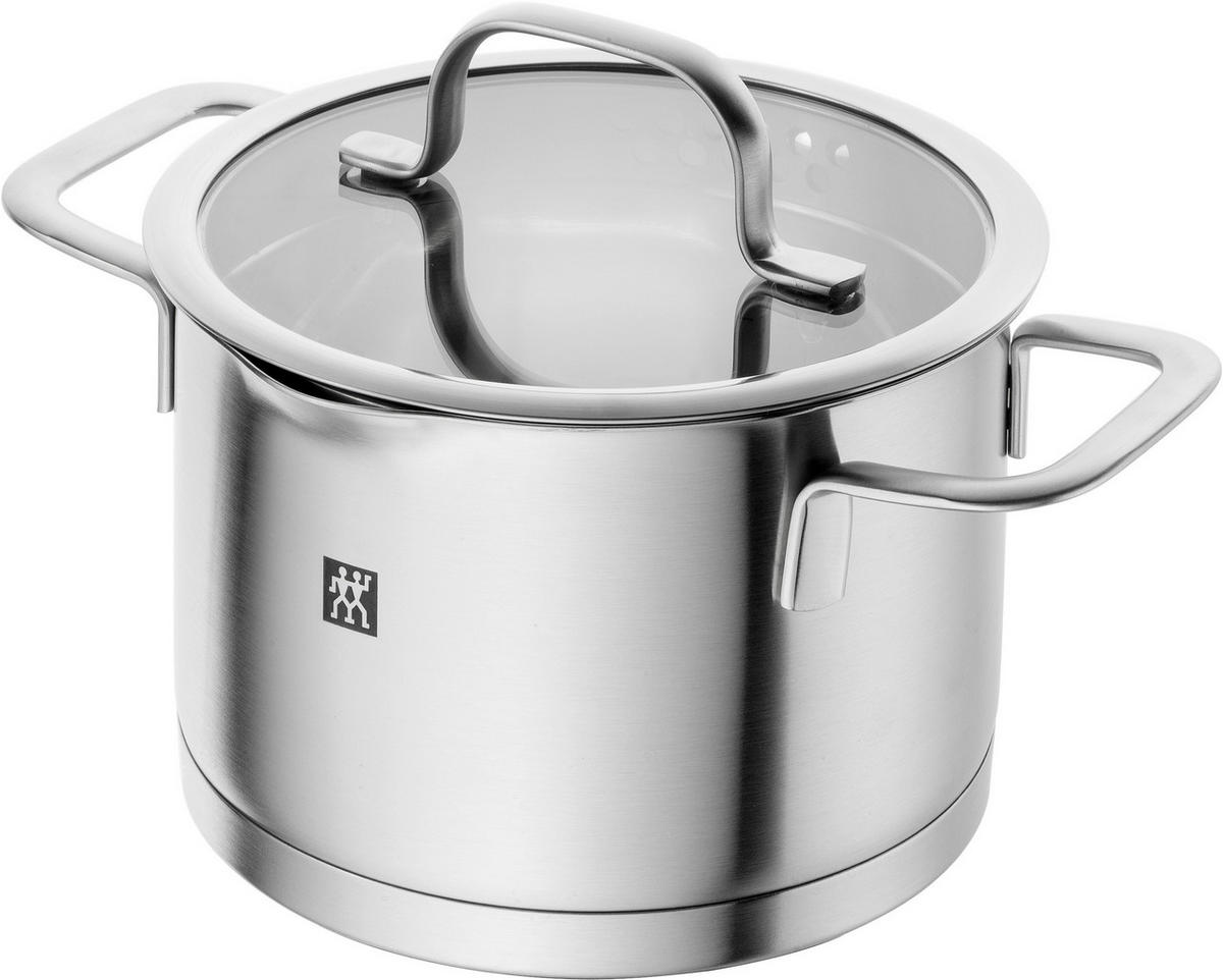 KOCHTOPFSET TrueFlow 6-teilig  - Edelstahlfarben, Basics, Metall - Zwilling