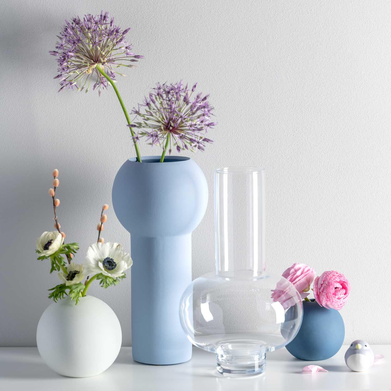 VASE 30,30 cm  - Transparent, Basics, Glas (18,30/30,30/18,30cm) - Leonardo