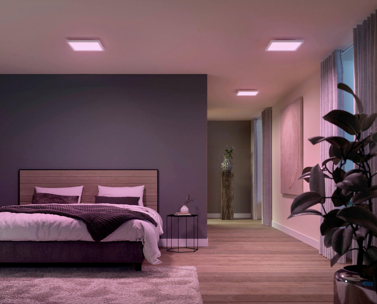 LED-DECKENLEUCHTE    30/30/4,6 cm  - Weiss, Konventionell, Metall (30/30/4,6cm) - Philips HUE