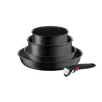 PFANNENSET Ingenio Ultimate Aluminium 5-teilig  - Dunkelgrau, Basics, Metall - Tefal