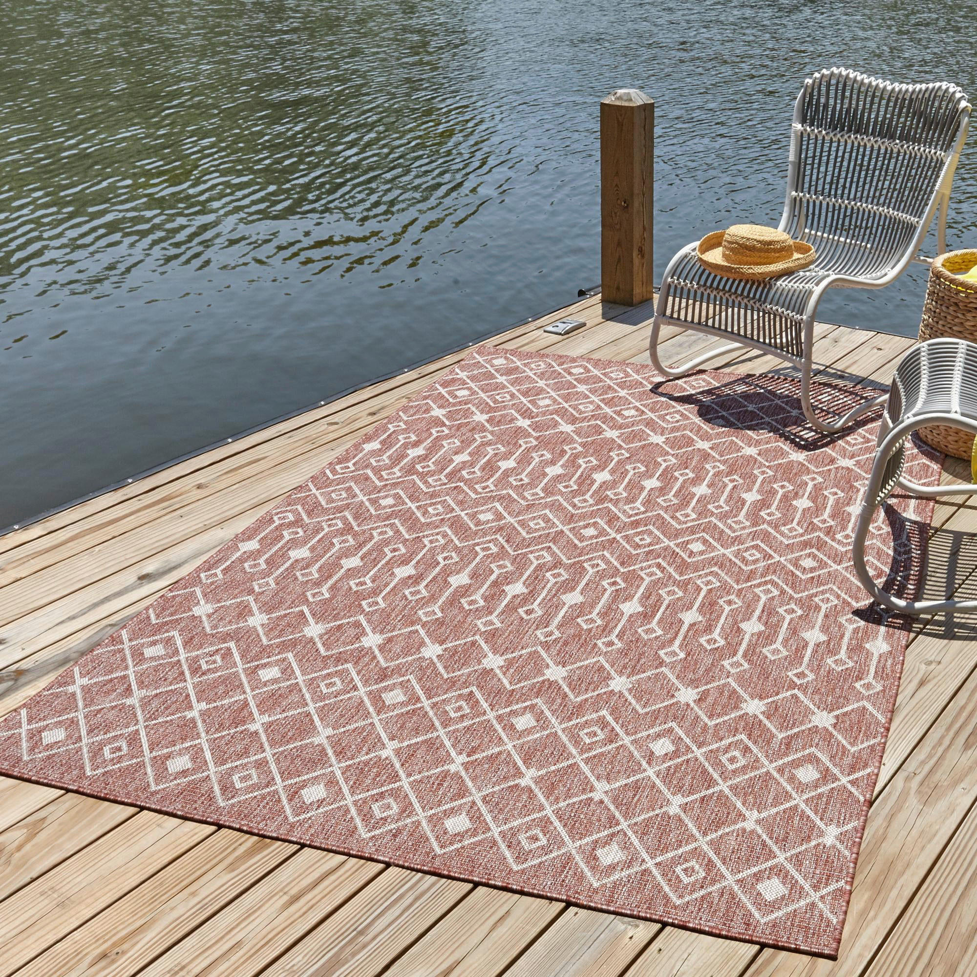WEBTEPPICH 100/160 cm Rostfarben - Rostfarben, Basics, Textil (100/160cm)