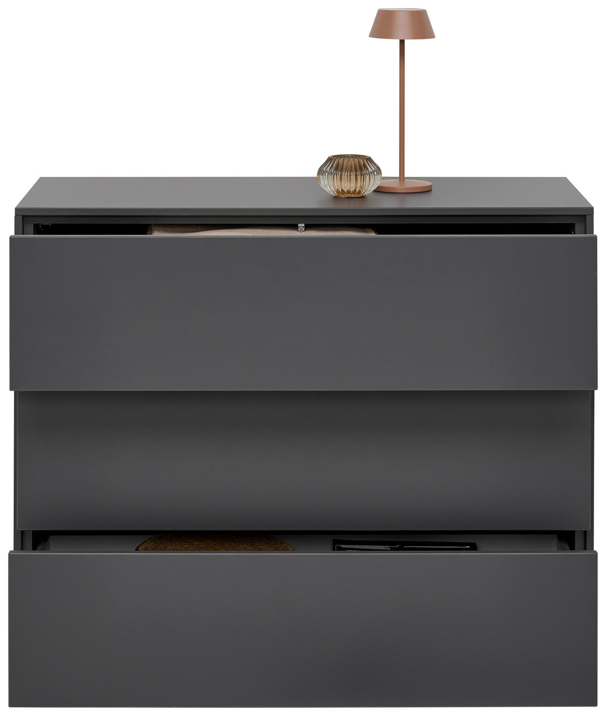 REGALELEMENT  90,9/72,6/40 cm Graphitfarben  - Graphitfarben, Design, Holzwerkstoff (90,9/72,6/40cm) - home24