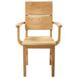 ARMLEHNSTUHL  in  - Eichefarben, KONVENTIONELL, Holz (59,5/95/58cm) - Linea Natura