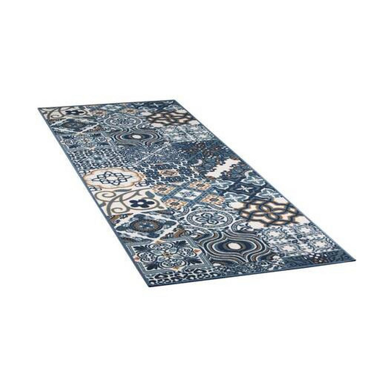 LÄUFER 80/250 cm  - Blau, Design, Kunststoff/Textil (80/250cm) - Novel