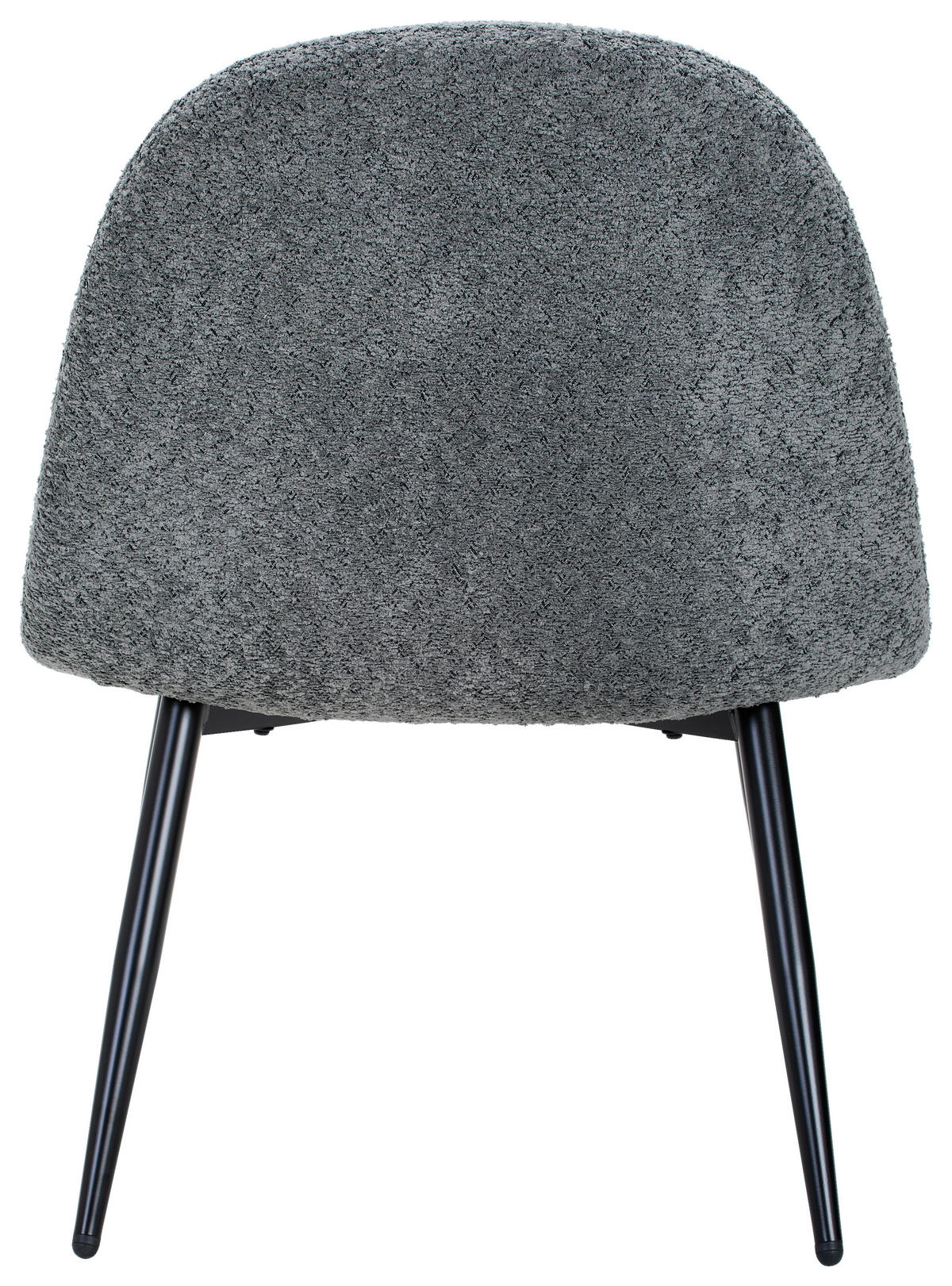 SESSEL in Bouclé Grau, Schwarz  - Schwarz/Grau, Design, Holz/Textil (63/82/74cm) - Livetastic