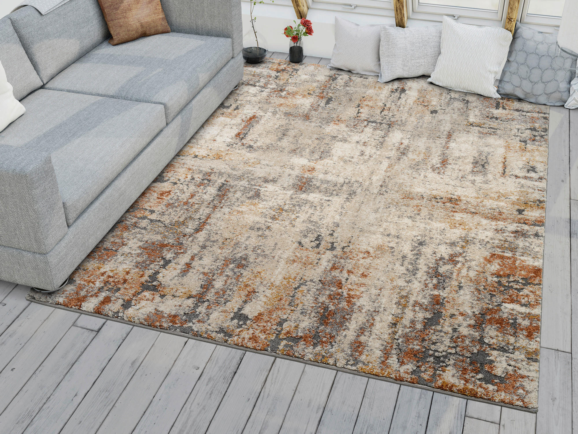 WEBTEPPICH 120/170 cm Cyrus Gravity Multicolor  - Multicolor, Design, Textil (120/170cm) - Novel