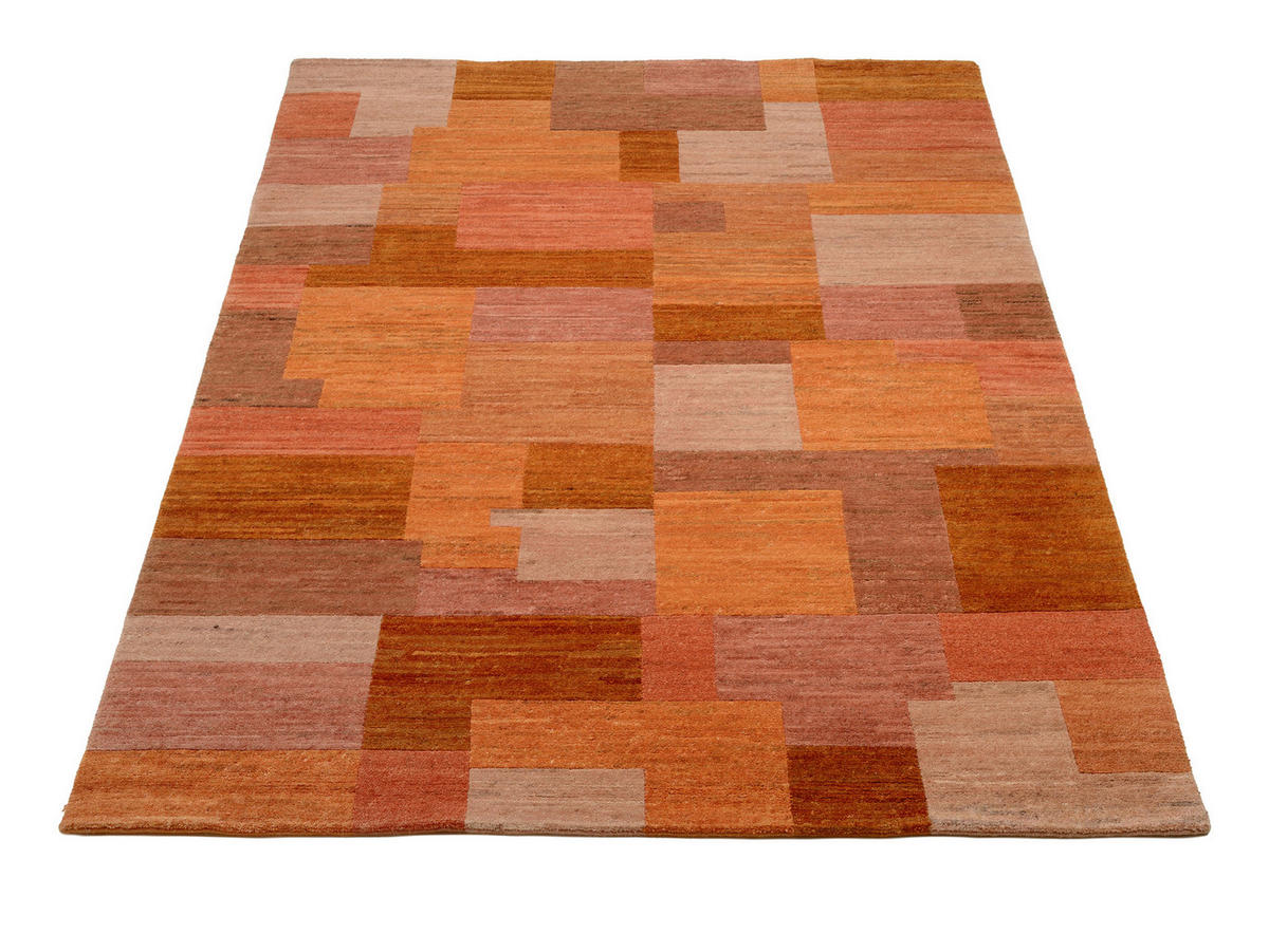 WOLLTEPPICH 70/140 cm Orange  - Orange, Design, Textil (70/140cm) - Cazaris